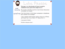 Tablet Screenshot of luke.pascoe.net.nz